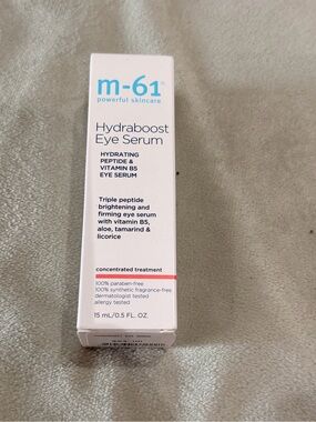 M-61 Hydraboost Eye Serum Hydrating Triple Peptide, Vitamin B5 ~ 15 ml / .5 oz,